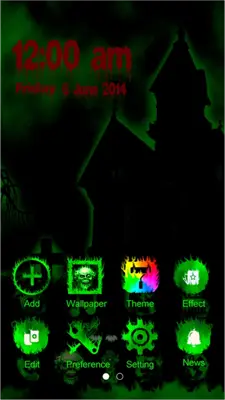 Haunted House GOLauncher EX Theme android App screenshot 0