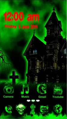 Haunted House GOLauncher EX Theme android App screenshot 3